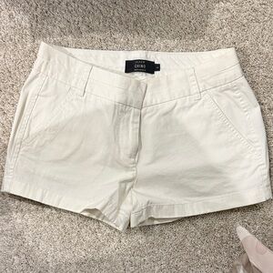 J. Crew Women's Cream Chino Shorts